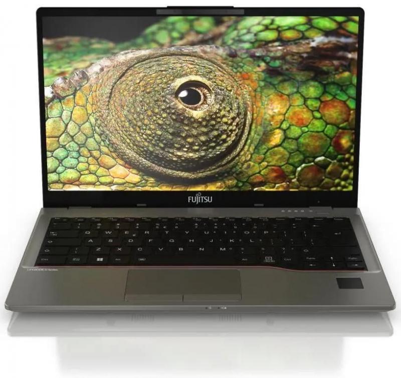 Ноутбук Fujitsu LifeBook U7412, 14,  IPS, Intel Core i7 1255U 1.7ГГц, 10-ядерный, 8ГБ DDR4, 512ГБ SSD,  Intel Iris Xe , без опер системы, черный [FPC07589BK-1255U]