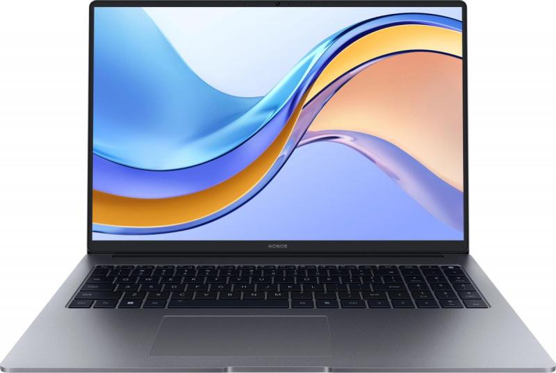 Ноутбук Honor MagicBook X16, 16,  IPS, Intel Core i5 12450H 2ГГц, 8-ядерный, 16ГБ LPDDR4x, 512ГБ SSD,  Intel UHD Graphics , Wins 11 Home, серый [5301AFHH]