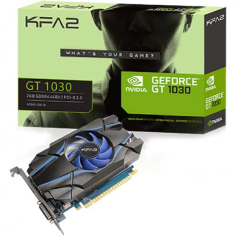  KFA2 GT1030 PCI-E, 2GB, GDDR5, 64BIT W, HDMI, DVI-D, Cooling Fan, RTL [30NPH4HVQ4SK]