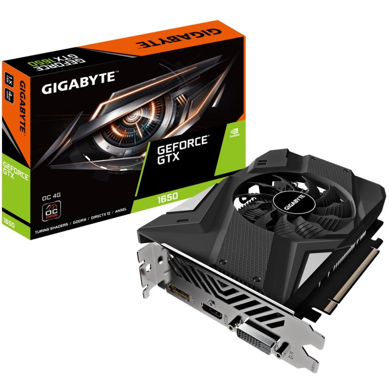  GIGABYTE NVIDIA  GeForce GTX 1650 GV-N1656OC-4GD 4 GDDR6, OC,  Ret [gv-n1656oc-4gd 4.0]
