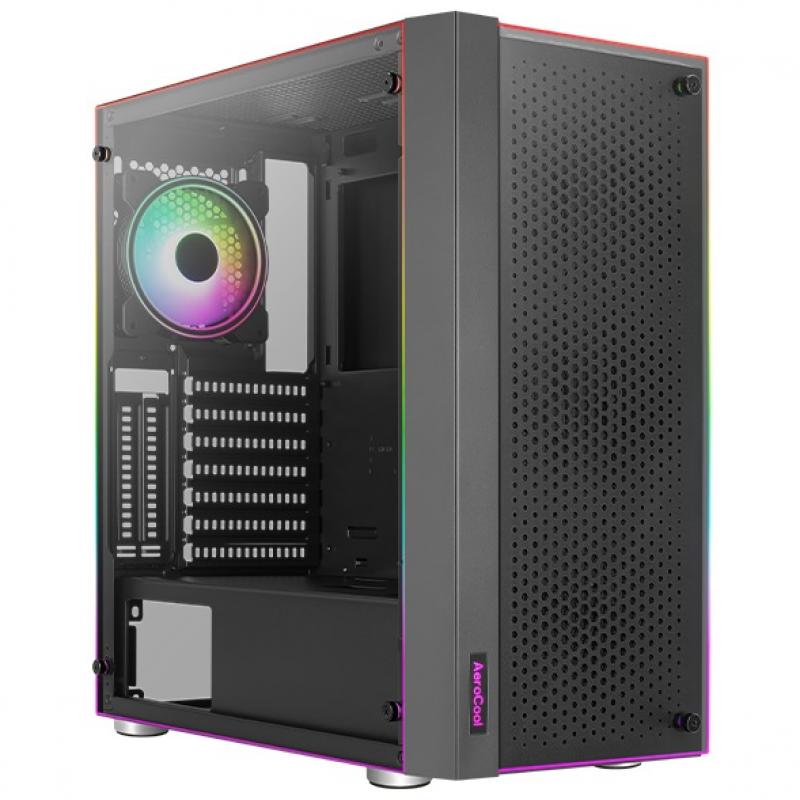 MidiTower AEROCOOL SKRIBBLE-G-BK-V1 black (ATX,  , ARGB, 2xUSB3.2) (4711099472888)